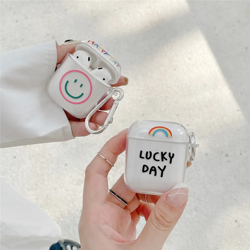 Милый чехол для наушников Lucky Day Airpods Pro 3 роскошный мягкий из ТПУ Airpods3 2021 Air pods 2 1 с