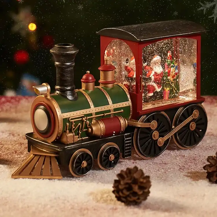Christmas Gift Christmas Eve Music Box Train Music Box Crystal Ball Ornaments (With lights without music box)
Christmas Gift Christmas Eve Music Box Train Music Box Crystal Ball Ornaments (With lights without music box)