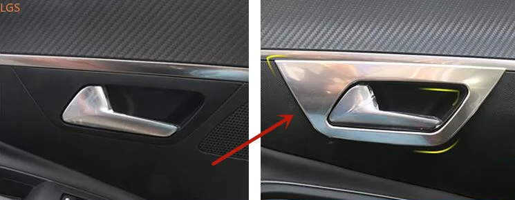 Для Peugeot 4008 2017-2019 нержавеющая сталь/ABS хромированная, для внутренней дверной ручки декоративная рамка Автомобильные аксессуары против царап...
Для Peugeot 4008 2017-2019 нержавеющая сталь/ABS хромированная, для внутренней дверной ручки декоративная рамка Автомобильные аксессуары против царап...