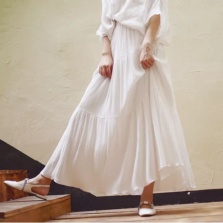 2021 Summer New Women White Long Skirt High Waist Stretch Cotton And Linen Skirts Saia Women A-Line Skirt Faldas Jupe Femme
2021 Summer New Women White Long Skirt High Waist Stretch Cotton And Linen Skirts Saia Women A-Line Skirt Faldas Jupe Femme