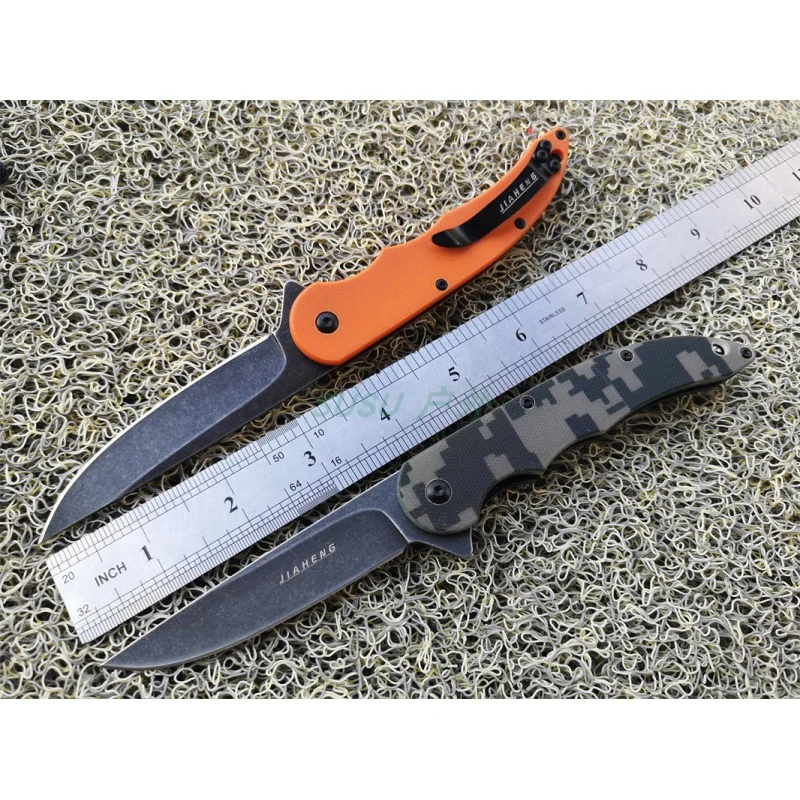 2018 JIAHENG высококачественный складной нож L01 наружный нож 9CR18 Edge G10 система подшипников
2018 JIAHENG высококачественный складной нож L01 наружный нож 9CR18 Edge G10 система подшипников