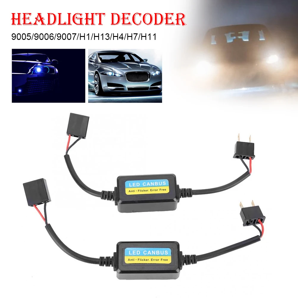 Universal Car LED Headlight Decoder Led Light Fault Eliminator Canbus Load Resistor Controller Warning Canceler Error Adapter
Universal Car LED Headlight Decoder Led Light Fault Eliminator Canbus Load Resistor Controller Warning Canceler Error Adapter