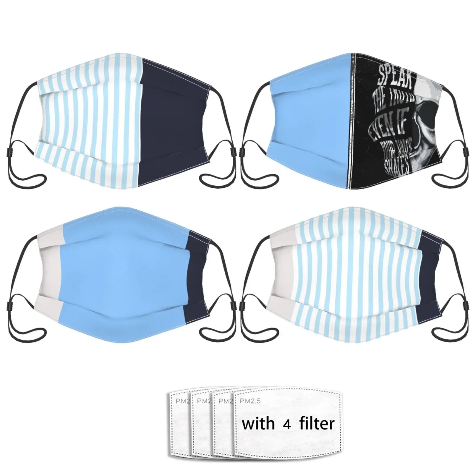 Spanish urban simple washable mask unisex dust mask protective cover respirator muffle sublimation printing 4-pack
Spanish urban simple washable mask unisex dust mask protective cover respirator muffle sublimation printing 4-pack