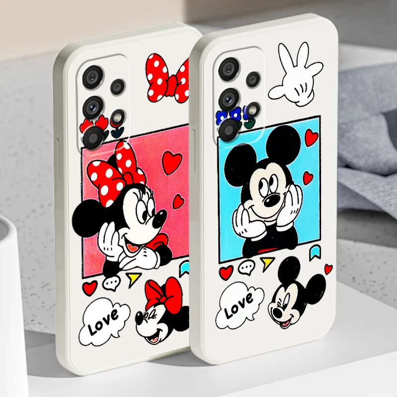 Phone Case For Samsung A73 A53 A33 A52 A32 A23 A22 A71 A51 A21S A03S A50 A30 5G Mickey Minnie Cartoon Art Liquid Rope Funda
Phone Case For Samsung A73 A53 A33 A52 A32 A23 A22 A71 A51 A21S A03S A50 A30 5G Mickey Minnie Cartoon Art Liquid Rope Funda
