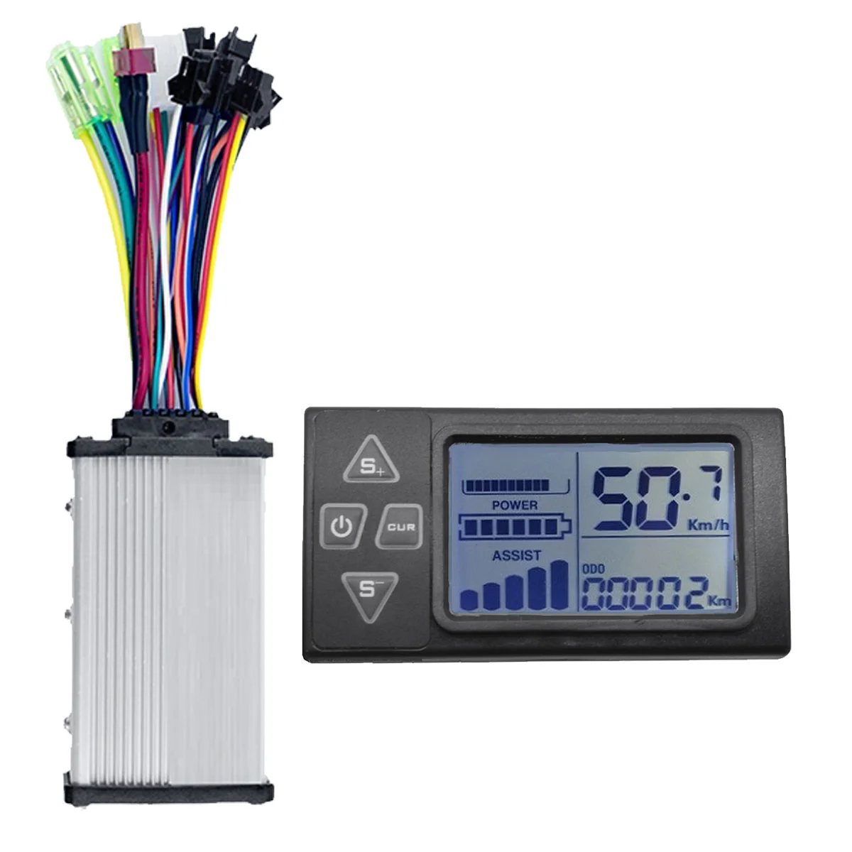 24V/36V/48V S861 LCD Ebike Display Dashboard+36V 350W Sine Wave Controller for Electric Bike BLDC Controller(6PIN)
24V/36V/48V S861 LCD Ebike Display Dashboard+36V 350W Sine Wave Controller for Electric Bike BLDC Controller(6PIN)