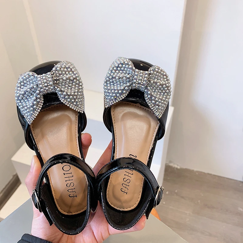 New Children Rhinestone Bow Girls Spring/Summer Kids Princess Dance Leather Shoes Baby Student Performance Toddler Flats 02A
New Children Rhinestone Bow Girls Spring/Summer Kids Princess Dance Leather Shoes Baby Student Performance Toddler Flats 02A