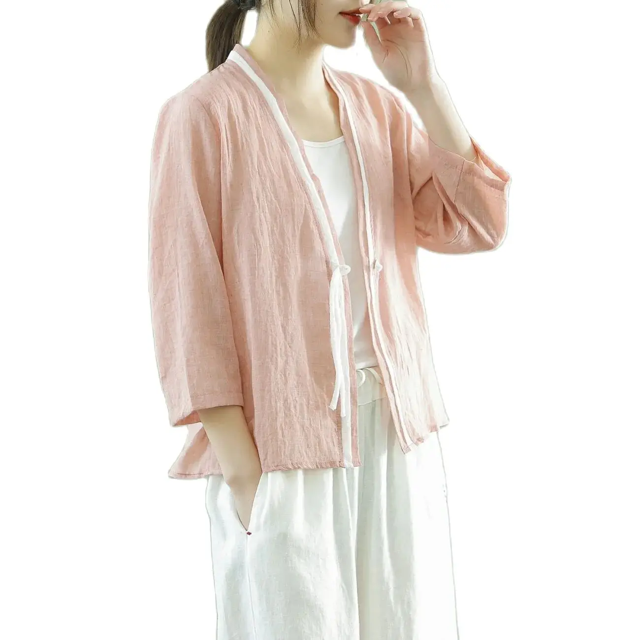Summer cotton shirt women's sunscreen shirt large size over cardigan air conditioning shirt thin shawl white small coat P3 441
Summer cotton shirt women's sunscreen shirt large size over cardigan air conditioning shirt thin shawl white small coat P3 441