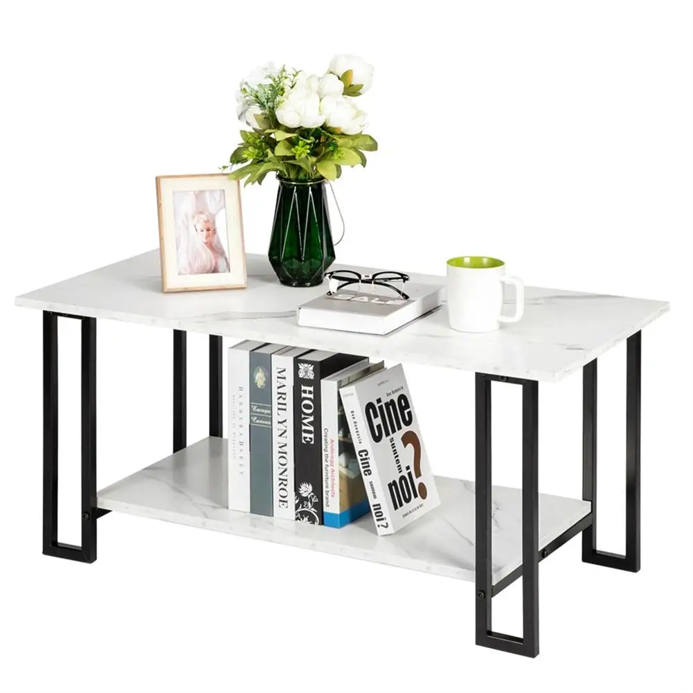 US Stock 2 Layers 1.5cm Thick Rectangle Coffee Table Furniture With Bottom Shelf For Home Living Room Decor
US Stock 2 Layers 1.5cm Thick Rectangle Coffee Table Furniture With Bottom Shelf For Home Living Room Decor