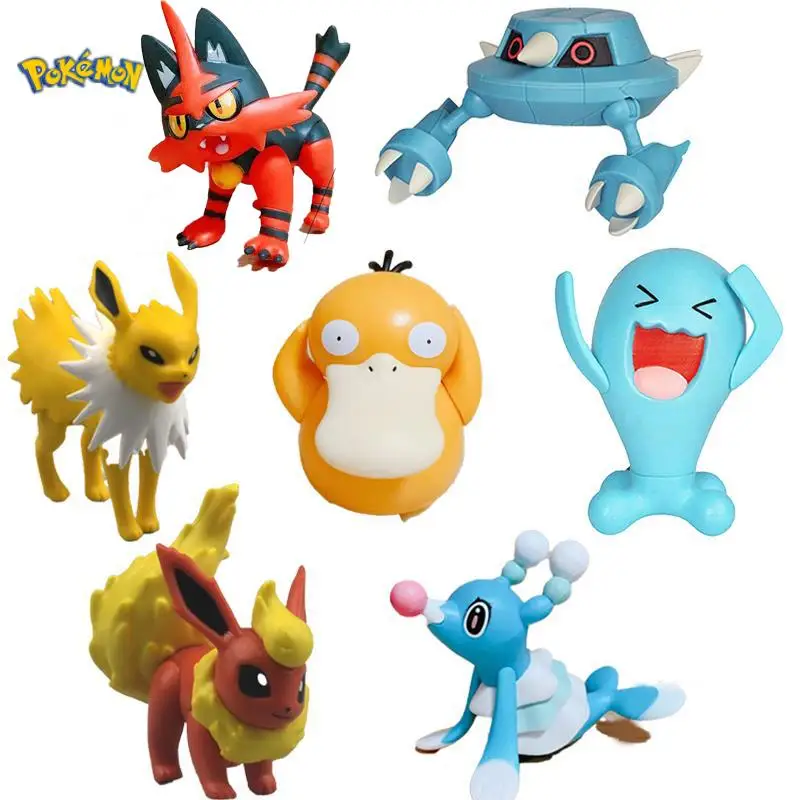 6-8 см покемон вобуфет Psyduck Eevee Brionne Jolteon Metang Torracat мультяшная Милая большая кукла игрушка модель украшения из ПВХ
6-8 см покемон вобуфет Psyduck Eevee Brionne Jolteon Metang Torracat мультяшная Милая большая кукла игрушка модель украшения из ПВХ