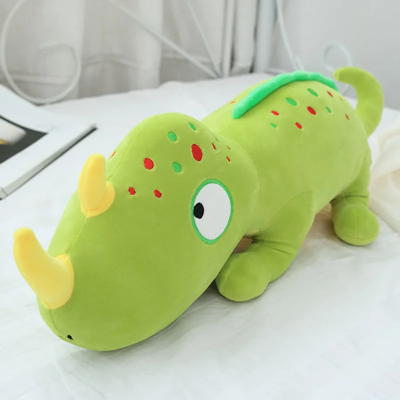 

Giant Simulation Green Unicorn Chameleon Plush Toys Lizard Animal Doll Soft Stuffed Pillows Cushion for Kids Girls Boy Baby Gift