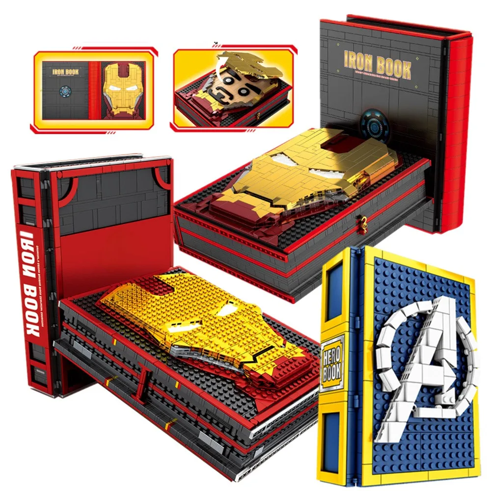 Disney Marvels Mini Dolls Avengers Ironman Spiderman Figures Book Venom Heroes Book Toy Gift Building Blocks Bricks Kid Gift
Disney Marvels Mini Dolls Avengers Ironman Spiderman Figures Book Venom Heroes Book Toy Gift Building Blocks Bricks Kid Gift