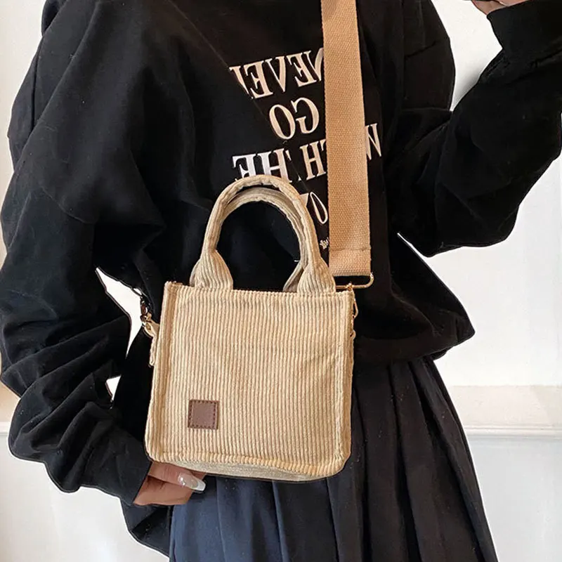 Corduroy Shoulder Bag For Women 2023 Casual Ladies Small Crossbody Bag Striped Soft Fashion All-match Girls Travel Handbags
Corduroy Shoulder Bag For Women 2023 Casual Ladies Small Crossbody Bag Striped Soft Fashion All-match Girls Travel Handbags