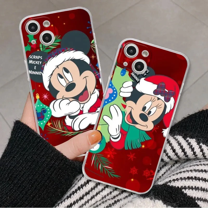 Merry Chrismas Disney Mickey Mouse for IPhone Case15 14 Pro Max 12 13Soft 11 XR Mini X SE2 6s 8 XS Tpu 7 Plus Transparent Cover
Merry Chrismas Disney Mickey Mouse for IPhone Case15 14 Pro Max 12 13Soft 11 XR Mini X SE2 6s 8 XS Tpu 7 Plus Transparent Cover