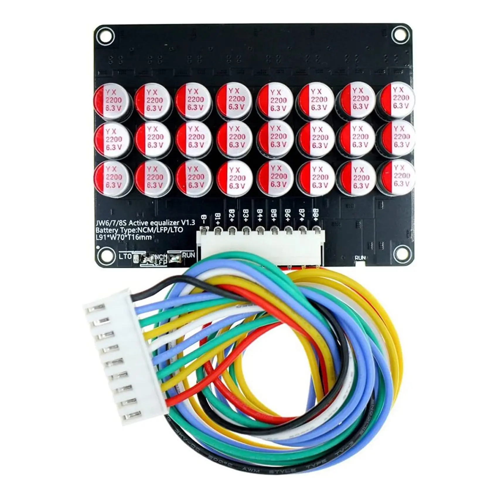 8S Active Equalizer Balancer Lifepo4 Lipo LTO Battery Energy Equalization Capacitor BMS Board
8S Active Equalizer Balancer Lifepo4 Lipo LTO Battery Energy Equalization Capacitor BMS Board