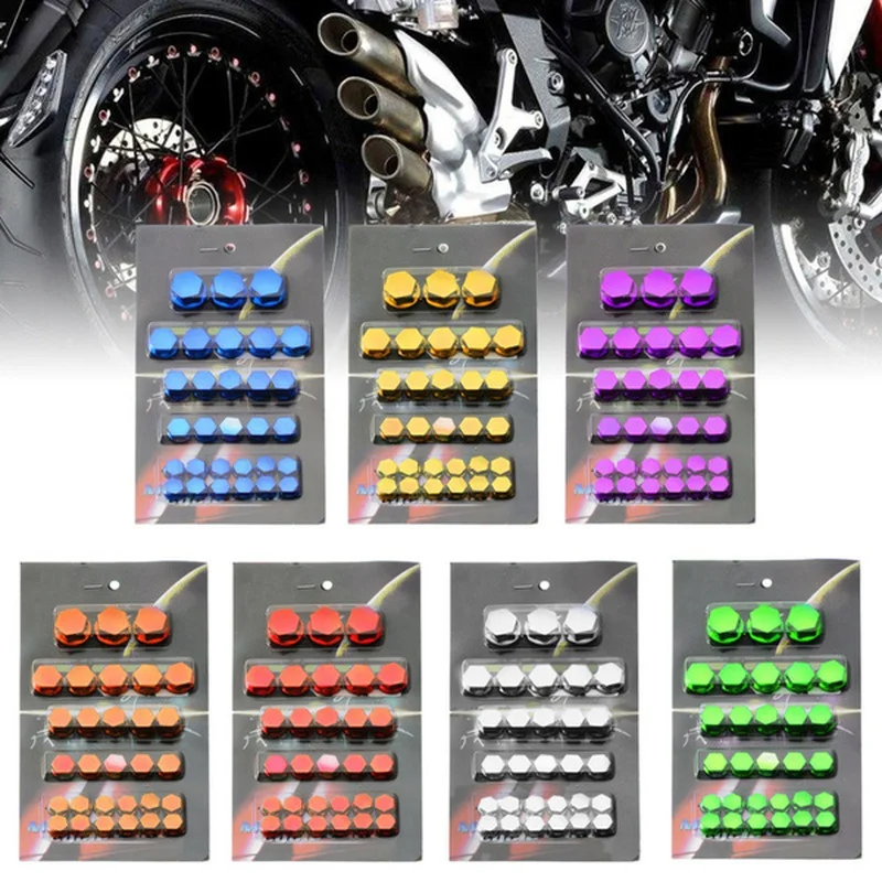 30Pcs Motorcycle Screw Nut Bolt Cap Cover Decoration for Car Electric Scooters Anti- Rust Motor Modification 1.4/1.2/1/0.8CM
30Pcs Motorcycle Screw Nut Bolt Cap Cover Decoration for Car Electric Scooters Anti- Rust Motor Modification 1.4/1.2/1/0.8CM