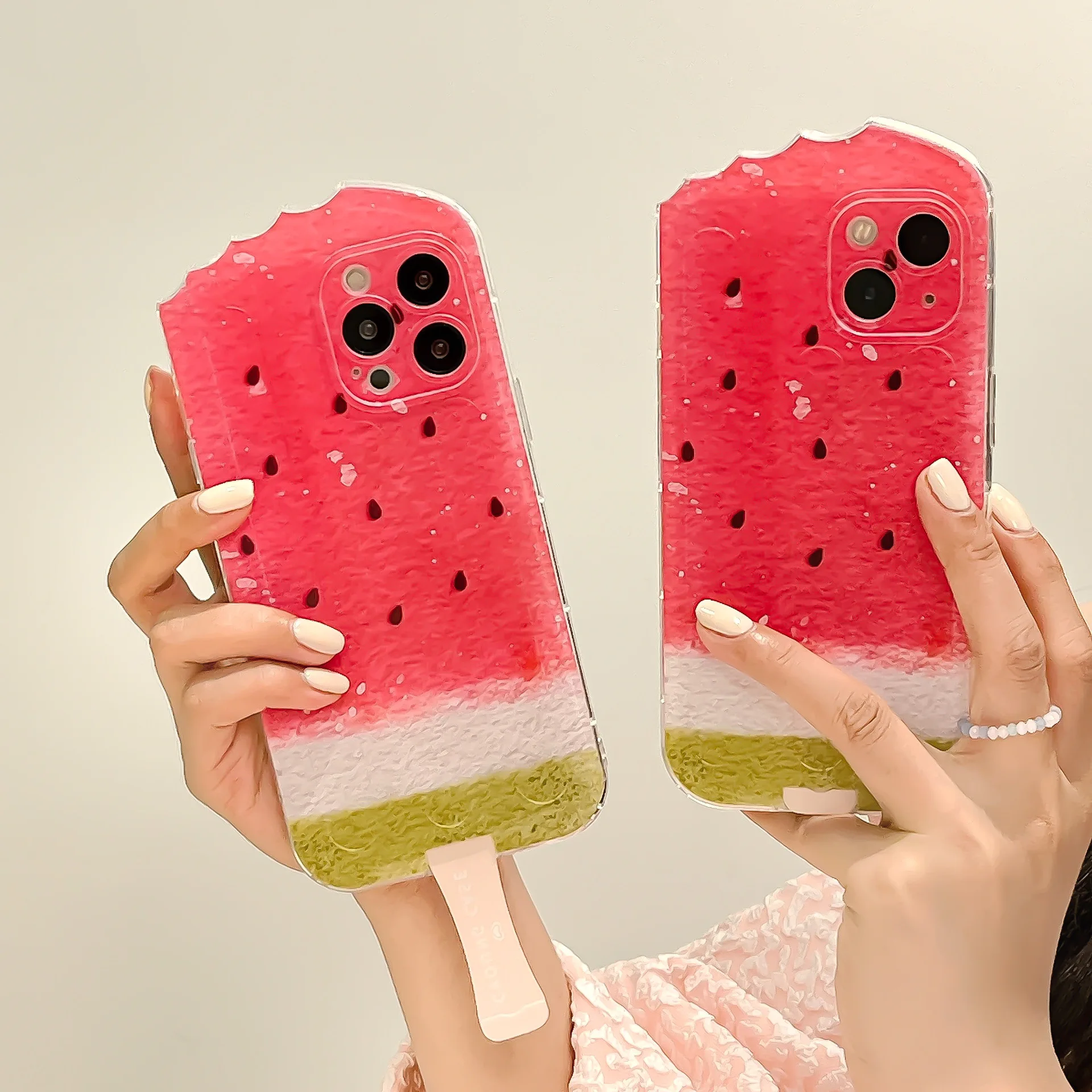 ins Cute Red Popsicle Watermelon Phone Case For iPhone 12 13 11 Pro Max X Xs Xr Anti-fall Fruit Bracket Cases Cover
ins Cute Red Popsicle Watermelon Phone Case For iPhone 12 13 11 Pro Max X Xs Xr Anti-fall Fruit Bracket Cases Cover