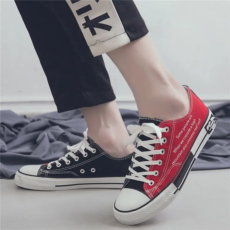 Color Matching Canvas Shoes Men Comfortable Breathable Sneakers Design Casual Women Flats Sports Shoes Couple Vulcanized Shoes
Color Matching Canvas Shoes Men Comfortable Breathable Sneakers Design Casual Women Flats Sports Shoes Couple Vulcanized Shoes