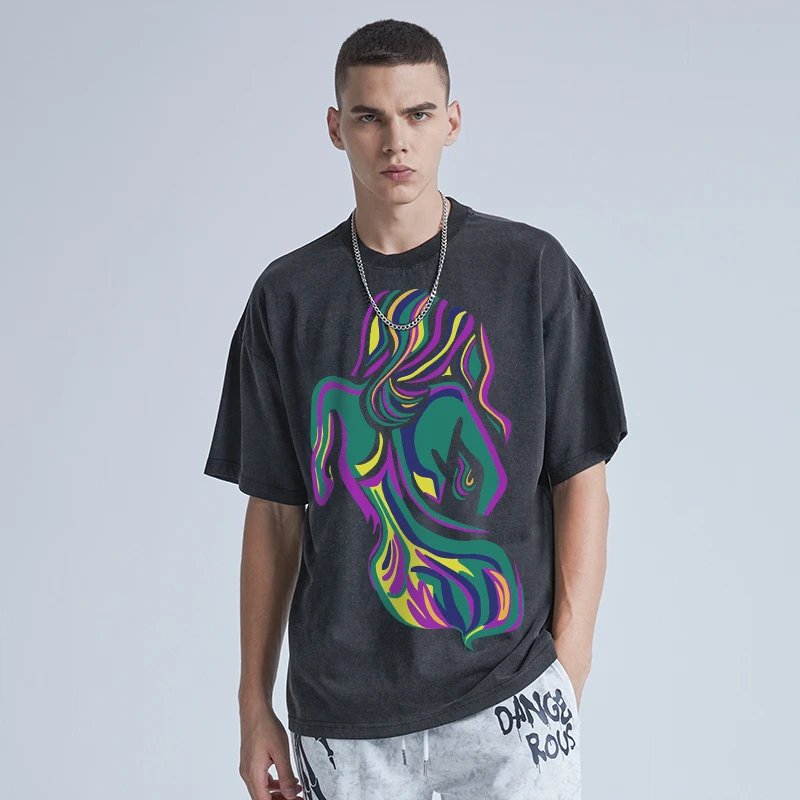 Fashion Unisex T-Shirt Men Oversized Short Sleeve Back Print Hip Hop Retro Washed Cotton Women Short High Street Loose Tops
Fashion Unisex T-Shirt Men Oversized Short Sleeve Back Print Hip Hop Retro Washed Cotton Women Short High Street Loose Tops
