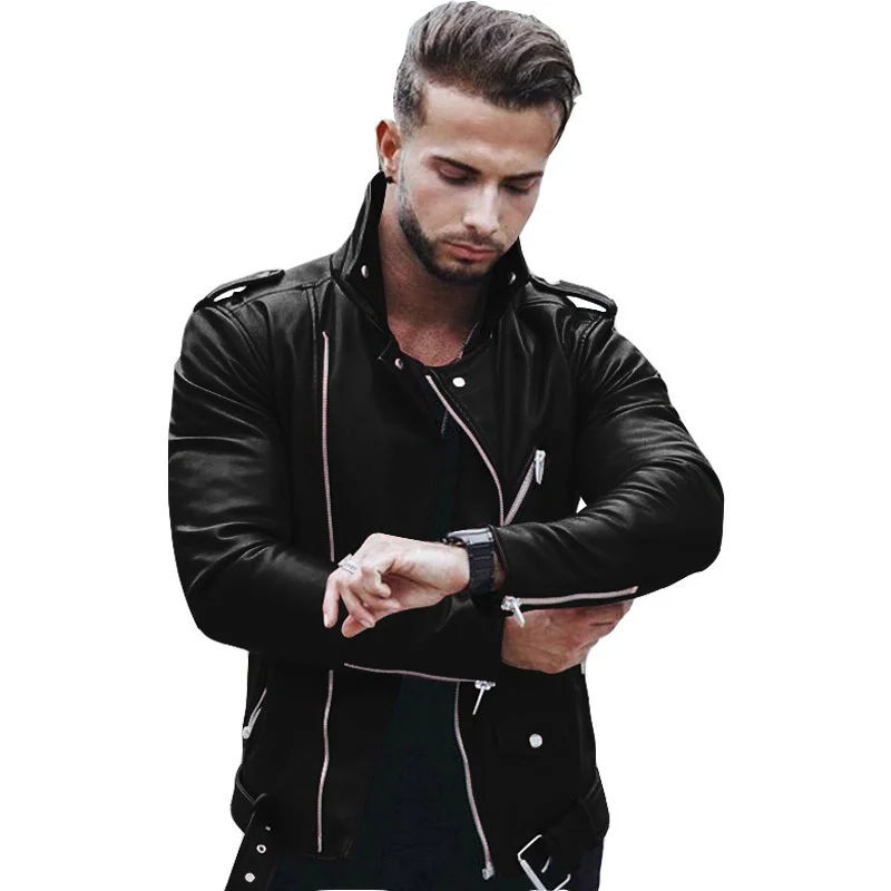 Fashion Leather Jackets Men PU Leather Coat Men Autumn Winter Motorcycle Jacket Men Casual Slim Fit Turn Down Collar Male Jacket
Fashion Leather Jackets Men PU Leather Coat Men Autumn Winter Motorcycle Jacket Men Casual Slim Fit Turn Down Collar Male Jacket