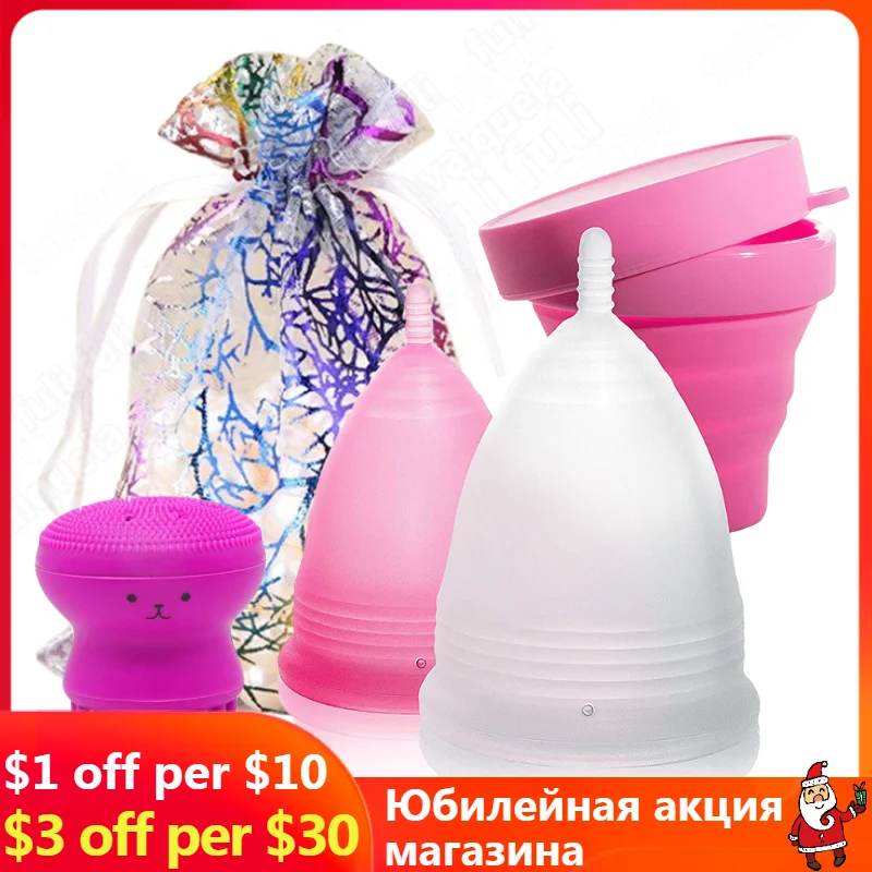 5pcs Medical Grade Silicone Menstrual Cup Feminine Hygiene Menstrual Period Reusable Vaginal Cups & Collapsible Cup Women Period
5pcs Medical Grade Silicone Menstrual Cup Feminine Hygiene Menstrual Period Reusable Vaginal Cups & Collapsible Cup Women Period