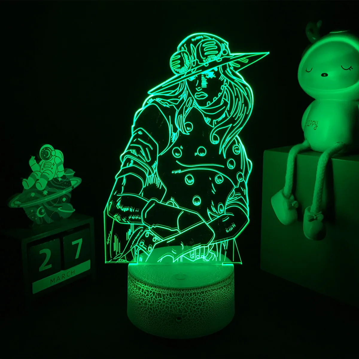 3d Light Anime JoJo Bizarre Adventure Gyro Zeppeli Figure for Bedroom Decor Light Birthday Gift for Him Jojo Led Table Lamp
3d Light Anime JoJo Bizarre Adventure Gyro Zeppeli Figure for Bedroom Decor Light Birthday Gift for Him Jojo Led Table Lamp