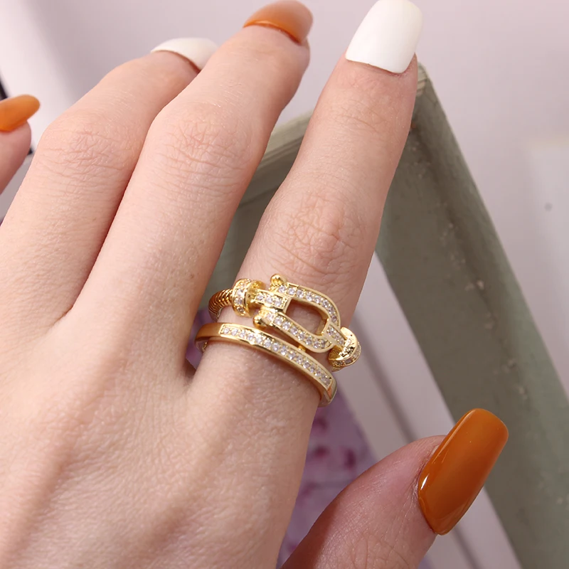 Delicate Jewelry 14K Gold Plated Geometric Adjustable Geometric Rings for Women Unique AAA Zircon Engagement Rings
Delicate Jewelry 14K Gold Plated Geometric Adjustable Geometric Rings for Women Unique AAA Zircon Engagement Rings