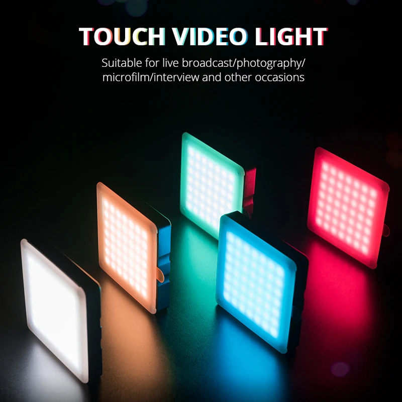 LED49 DSLR LED Video Light On Camera Photo Studio Lighting RGB Filter LED Vlog Fill Light Lamp for Smartphone DSLR SLR Camera
LED49 DSLR LED Video Light On Camera Photo Studio Lighting RGB Filter LED Vlog Fill Light Lamp for Smartphone DSLR SLR Camera