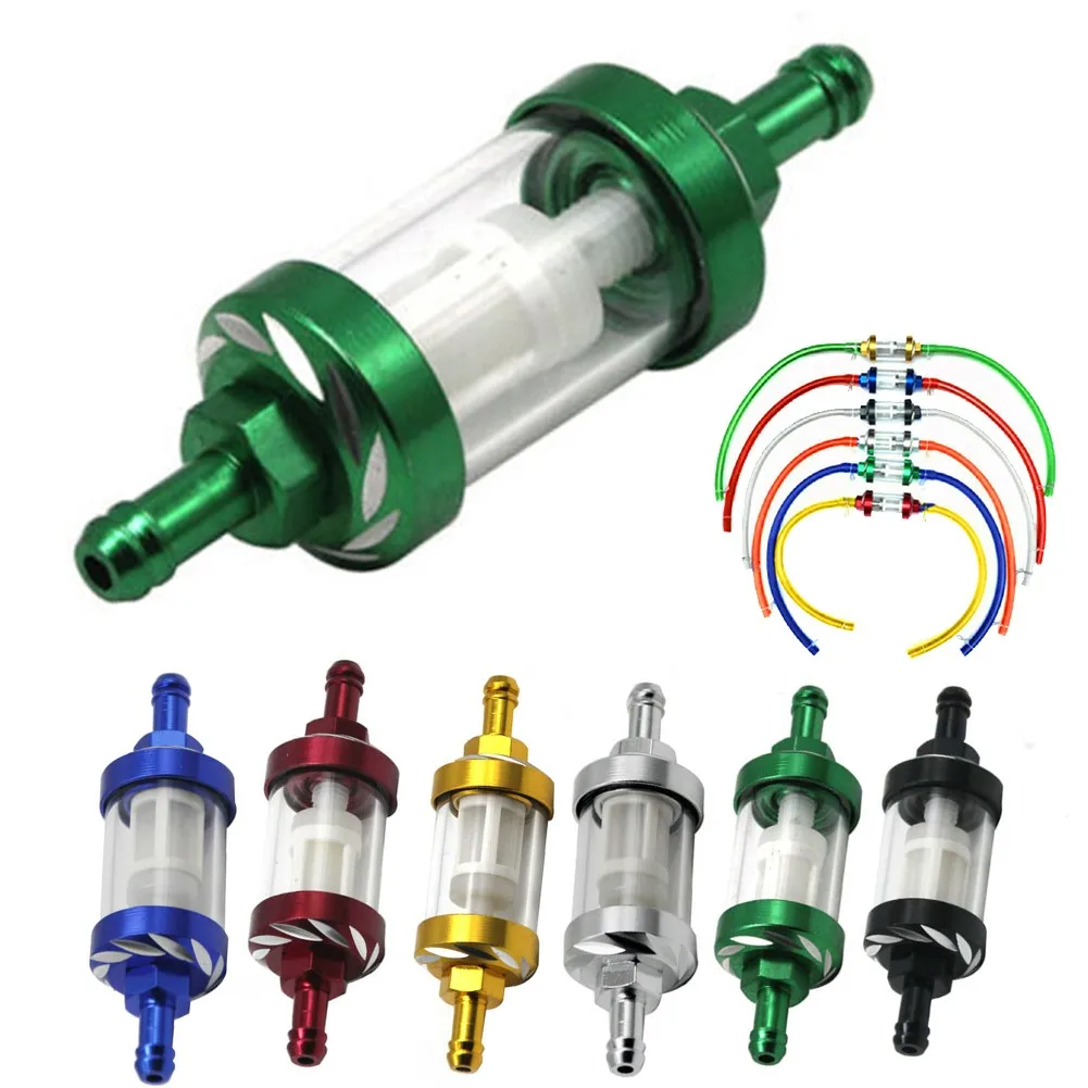 8MM Inline Reusable Motorcycle Glass Fuel Filter Gas Petrol Screen Universal Bike Motocross Combo Filter Oil Filters Parts
8MM Inline Reusable Motorcycle Glass Fuel Filter Gas Petrol Screen Universal Bike Motocross Combo Filter Oil Filters Parts