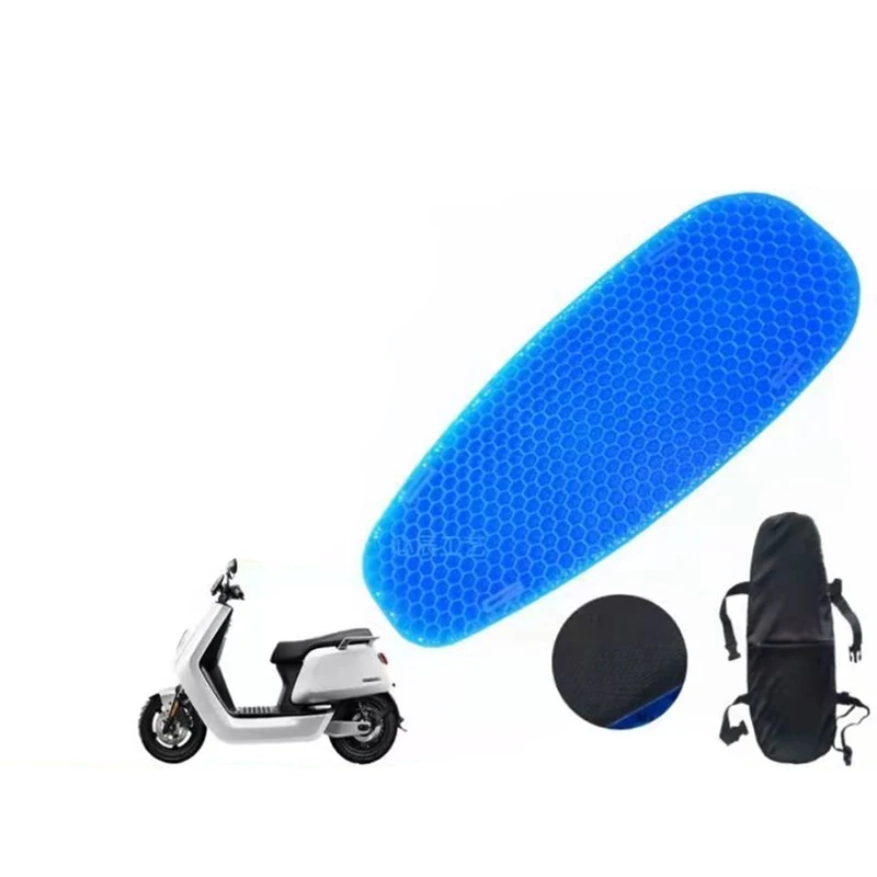 Motorcycle Gel Seat Cushion- Extra Large Breathable Cooling Pad Seat with Cloth Cover and Straps, Removable Sunscreen Waterproof
Motorcycle Gel Seat Cushion- Extra Large Breathable Cooling Pad Seat with Cloth Cover and Straps, Removable Sunscreen Waterproof