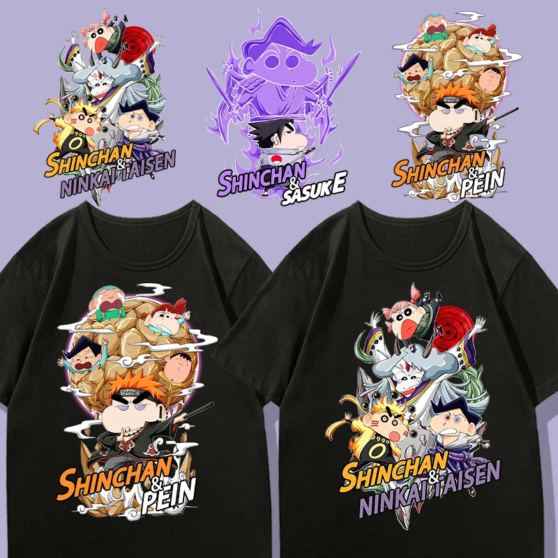 Crayon Shin-chan cos Naruto man T-shirt male anime short-sleeved children's design tops cotton summer
Crayon Shin-chan cos Naruto man T-shirt male anime short-sleeved children's design tops cotton summer