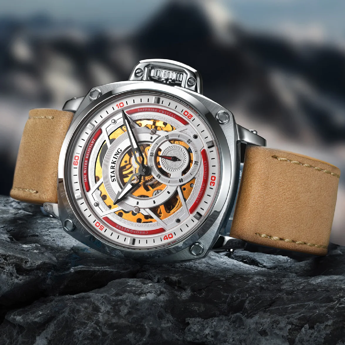 2017 новое поступление от ведущего бренда STARKING, мужские полностью автоматические механические наручные часы с сапфировым стеклом для улицы
2017 новое поступление от ведущего бренда STARKING, мужские полностью автоматические механические наручные часы с сапфировым стеклом для улицы