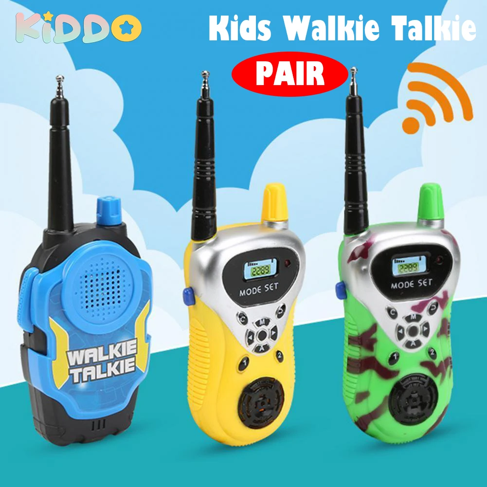2Pcs Kids Walkie Talkie 50M Range Uhf Radio Lanyard Interphone Children's Mobile Phone Parent-child Toys for kids Back to School
2Pcs Kids Walkie Talkie 50M Range Uhf Radio Lanyard Interphone Children's Mobile Phone Parent-child Toys for kids Back to School