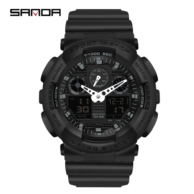 SANDA Brand G Style Men Digital Watch Shock Military Sports Watches Fashion Waterproof Electronic Wristwatch Mens Montre homme
SANDA Brand G Style Men Digital Watch Shock Military Sports Watches Fashion Waterproof Electronic Wristwatch Mens Montre homme