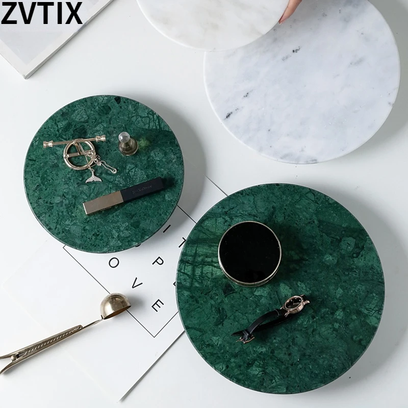 Light Nordic Style Luxury Natural Marble Round High-foot Cake Tray Dining Plate West Point Storage Tray Decor Tray Home Decor
Light Nordic Style Luxury Natural Marble Round High-foot Cake Tray Dining Plate West Point Storage Tray Decor Tray Home Decor