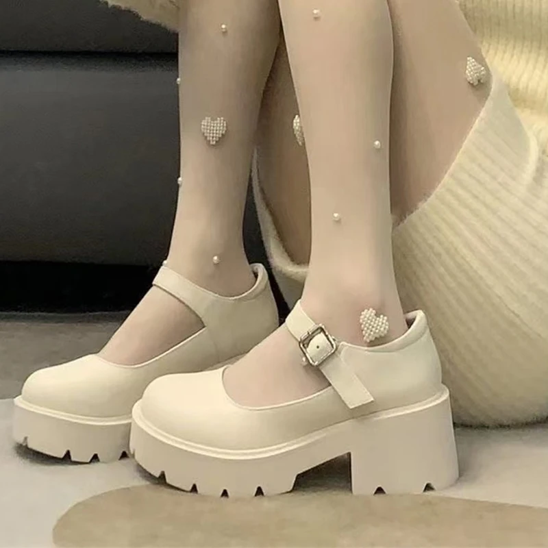 Autumn Women High Heels Mary Janes Lolita Shoes 2022 New Sandals Fashion Party Pumps Ladies Thick Platform Oxford Shoes Zapatos
Autumn Women High Heels Mary Janes Lolita Shoes 2022 New Sandals Fashion Party Pumps Ladies Thick Platform Oxford Shoes Zapatos