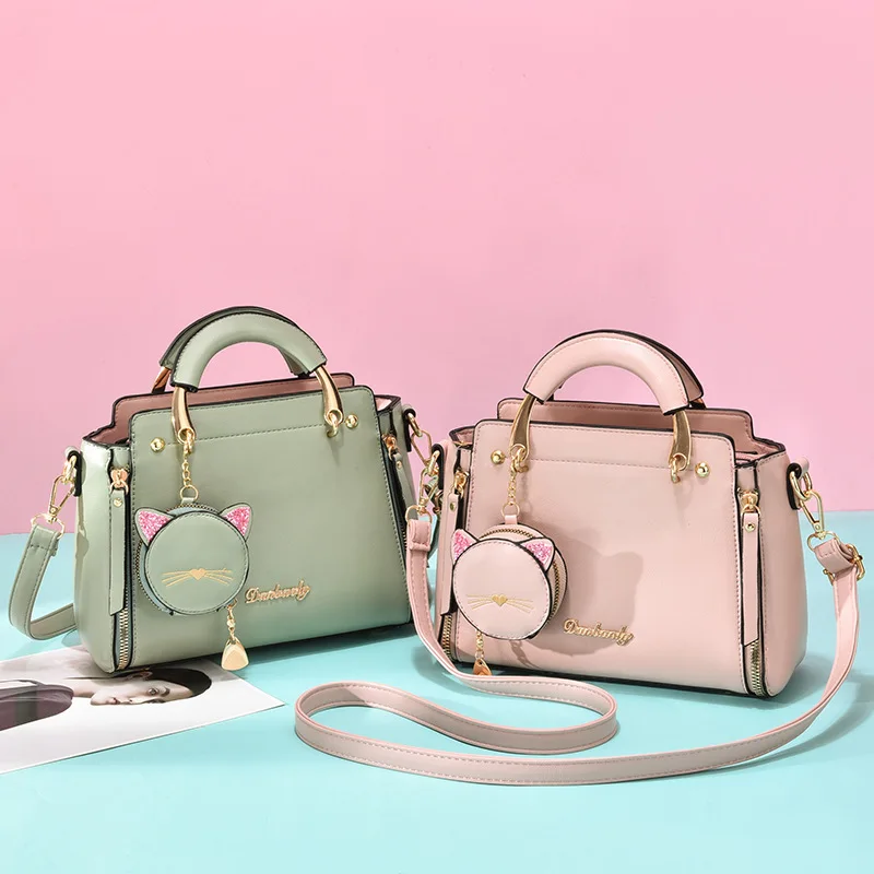 Women's Crossbody Bags Fall New Fashion Cute Cat Ladies Shoulder Waterproof Soft Leather Shoulder Women All-match Messenger Bag
Women's Crossbody Bags Fall New Fashion Cute Cat Ladies Shoulder Waterproof Soft Leather Shoulder Women All-match Messenger Bag