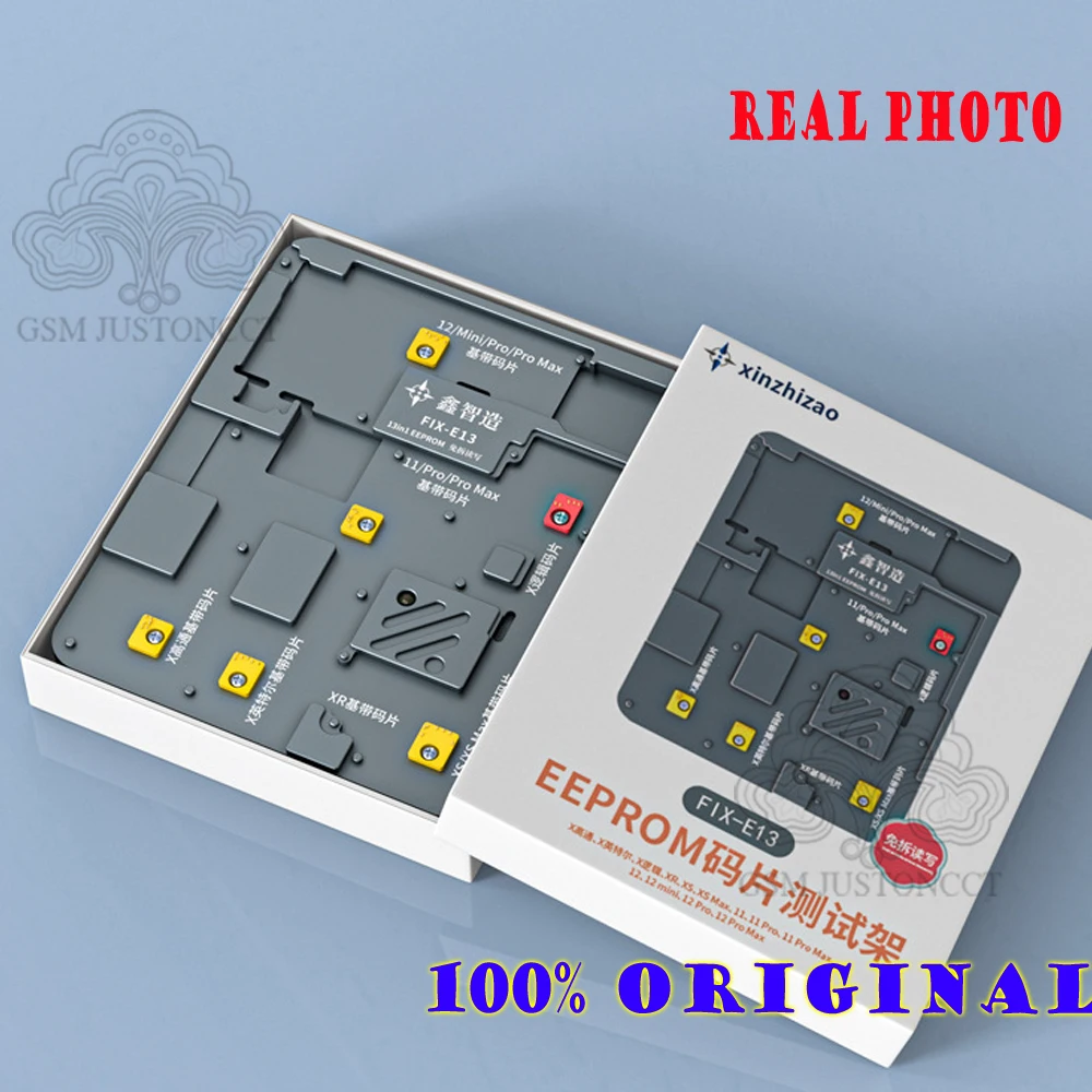 XINZHIZAO 13 в 1 FIX-E13 EEPROM программатор Logic Baseband, приспособление для максимальной разборки, бесплатный программатор для чтения и записи
XINZHIZAO 13 в 1 FIX-E13 EEPROM программатор Logic Baseband, приспособление для максимальной разборки, бесплатный программатор для чтения и записи