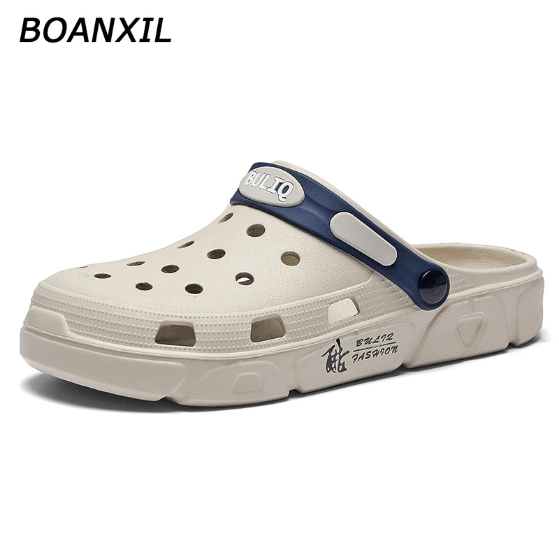BOANXIL Comfortable Men's Pool Sandals Summer Outdoor Beach Shoes Comfortable Breathable Neutral Leisure Water Shower Slippers
BOANXIL Comfortable Men's Pool Sandals Summer Outdoor Beach Shoes Comfortable Breathable Neutral Leisure Water Shower Slippers