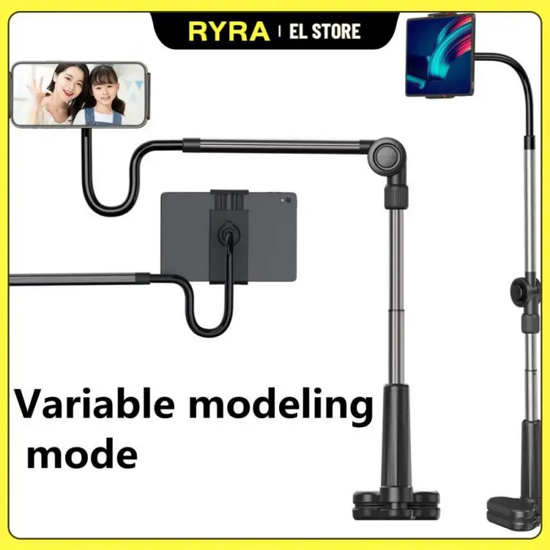 

RYRA Mobile Phone Holder Flexible Lazy Holder Adjustable Tablet Holder Clip Bed Desktop Bracket 180° Push Up 360° Rotation Arm