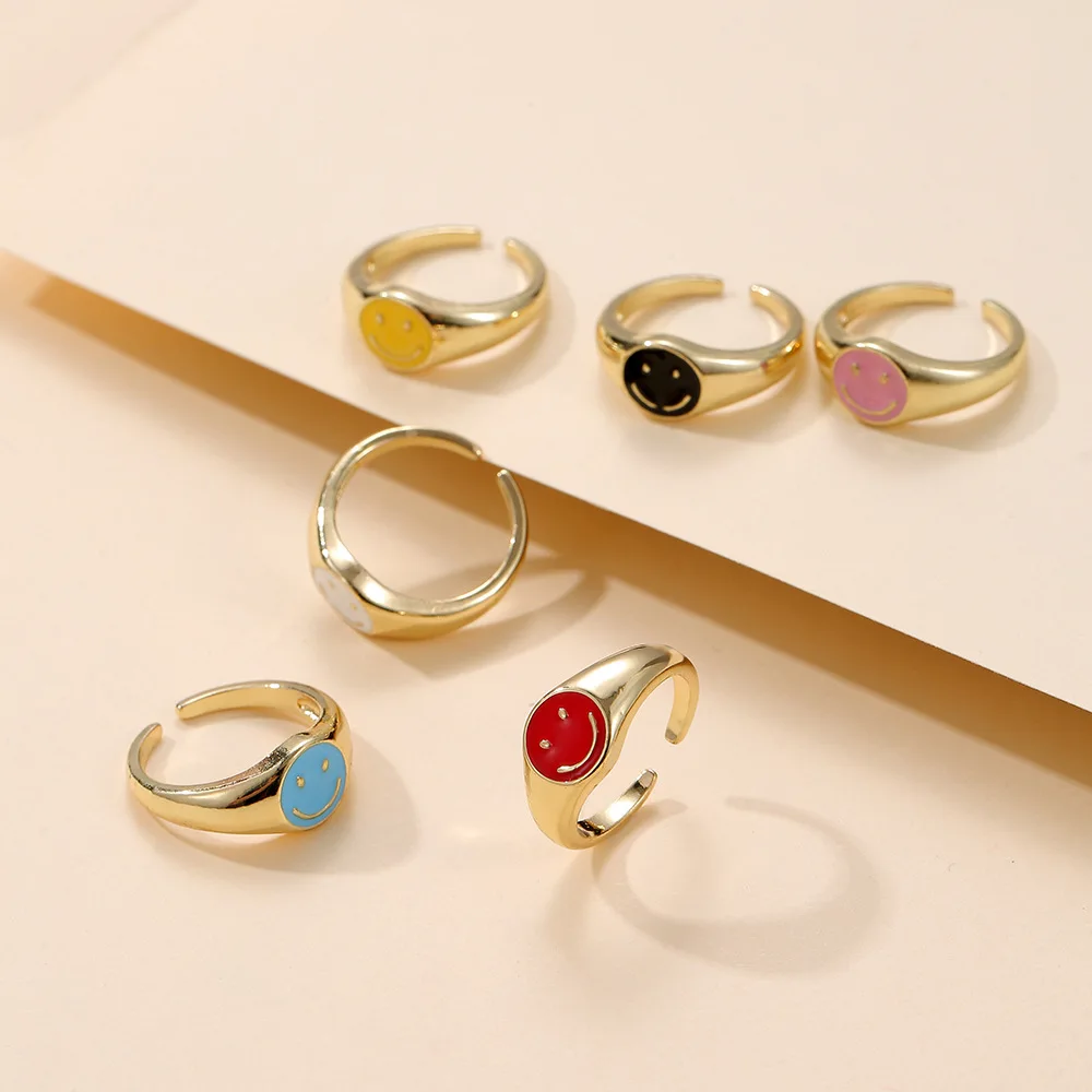 INS Fashion Alloy Finger Ring Classic Retro Colorful Drop Oil Rings For Women Simple Jewelry Wholesale
INS Fashion Alloy Finger Ring Classic Retro Colorful Drop Oil Rings For Women Simple Jewelry Wholesale