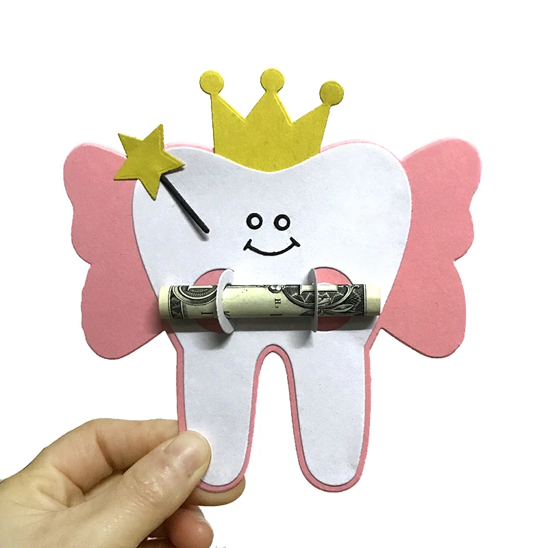 New Dies 3D Tooth Genie Metal Cutting Dies Stencil Scrapbooking DIY Album Stamp Money Holder Dies Scrapbooking Craft Dies
New Dies 3D Tooth Genie Metal Cutting Dies Stencil Scrapbooking DIY Album Stamp Money Holder Dies Scrapbooking Craft Dies