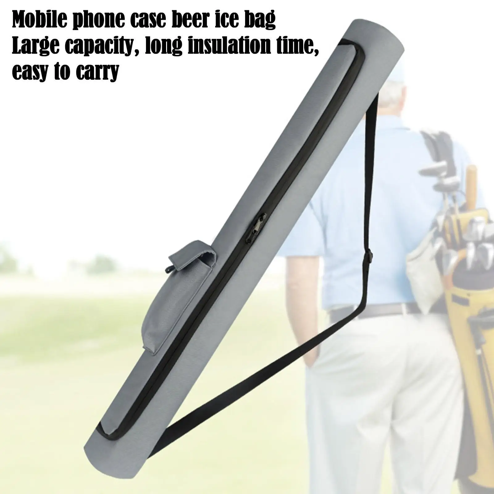 1pcs One-shoulder Diagonal Outdoor 7 Cans Of Cola Beer Beverage Insulation Large Capacity Oxford Cloth Golf Long Barrel Ice Bag
1pcs One-shoulder Diagonal Outdoor 7 Cans Of Cola Beer Beverage Insulation Large Capacity Oxford Cloth Golf Long Barrel Ice Bag
