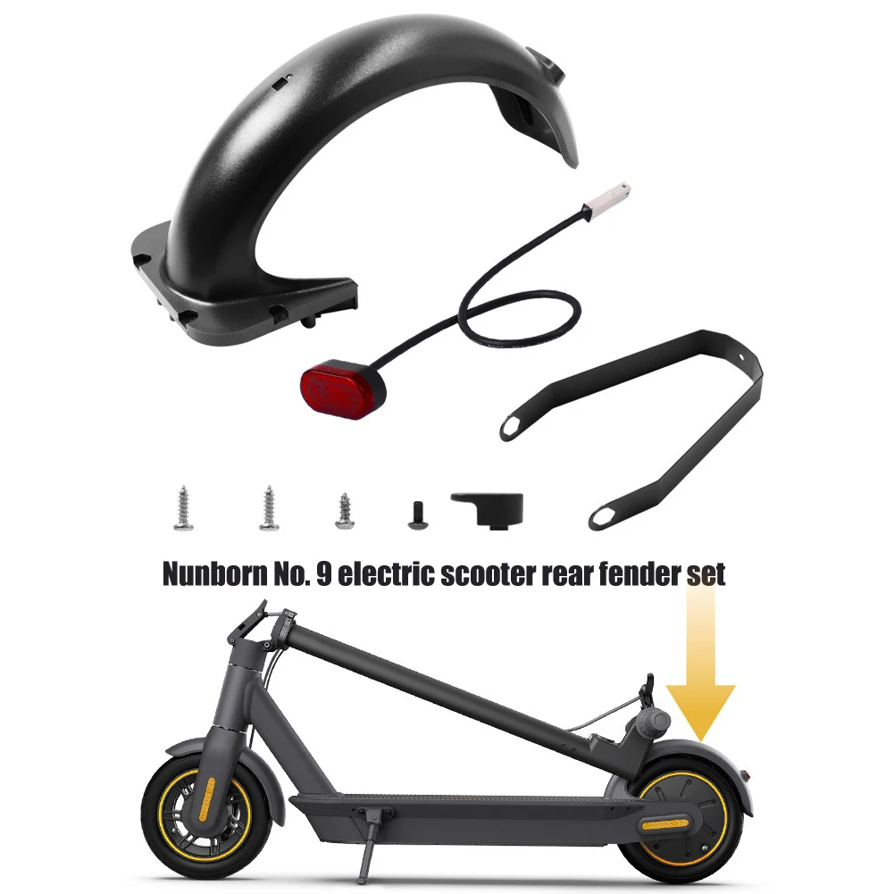 E-Scooter Rear Fender Mudguard Taillight Bracket Kit For Ninebot Max G30 Electric Scooter Brake Light Support Mount Set Parts
E-Scooter Rear Fender Mudguard Taillight Bracket Kit For Ninebot Max G30 Electric Scooter Brake Light Support Mount Set Parts