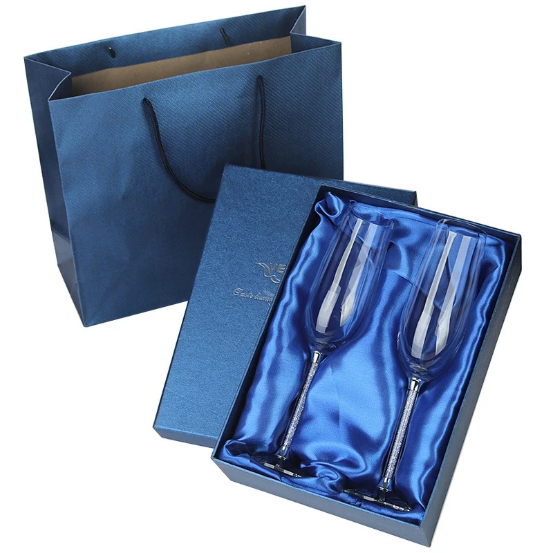 2Pc Wedding Glasses Personalized Champagne Flutes Crystalline Party Gift Toasting Glass Goblet
2Pc Wedding Glasses Personalized Champagne Flutes Crystalline Party Gift Toasting Glass Goblet