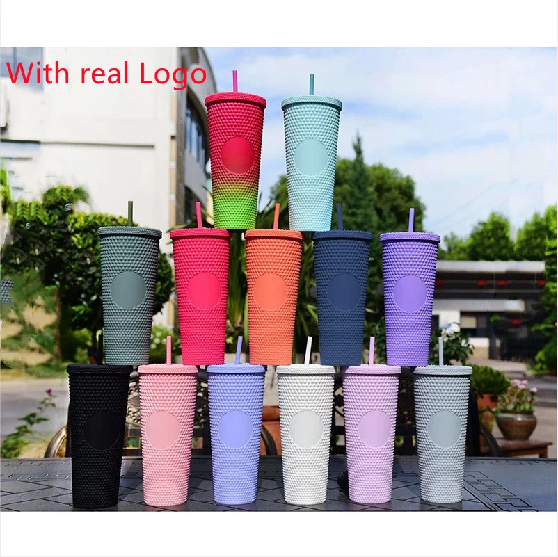 Diamond Radiant Goddess Cup With LOGO 710ml Summer Cold Water Cup Tumbler With Straw Double Layer Plastic Durian Coffee Mug
Diamond Radiant Goddess Cup With LOGO 710ml Summer Cold Water Cup Tumbler With Straw Double Layer Plastic Durian Coffee Mug
