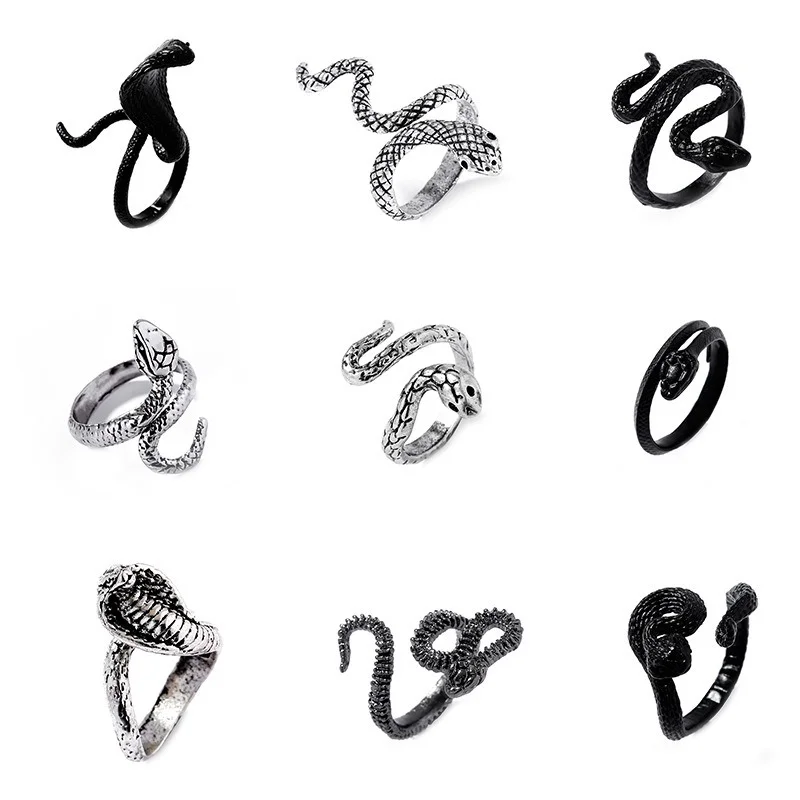 Retro Punk Snake for Men Women Exaggerated Antique Siver Color Fashion Personality Stereoscopic Opening Adjustable Rings
Retro Punk Snake for Men Women Exaggerated Antique Siver Color Fashion Personality Stereoscopic Opening Adjustable Rings