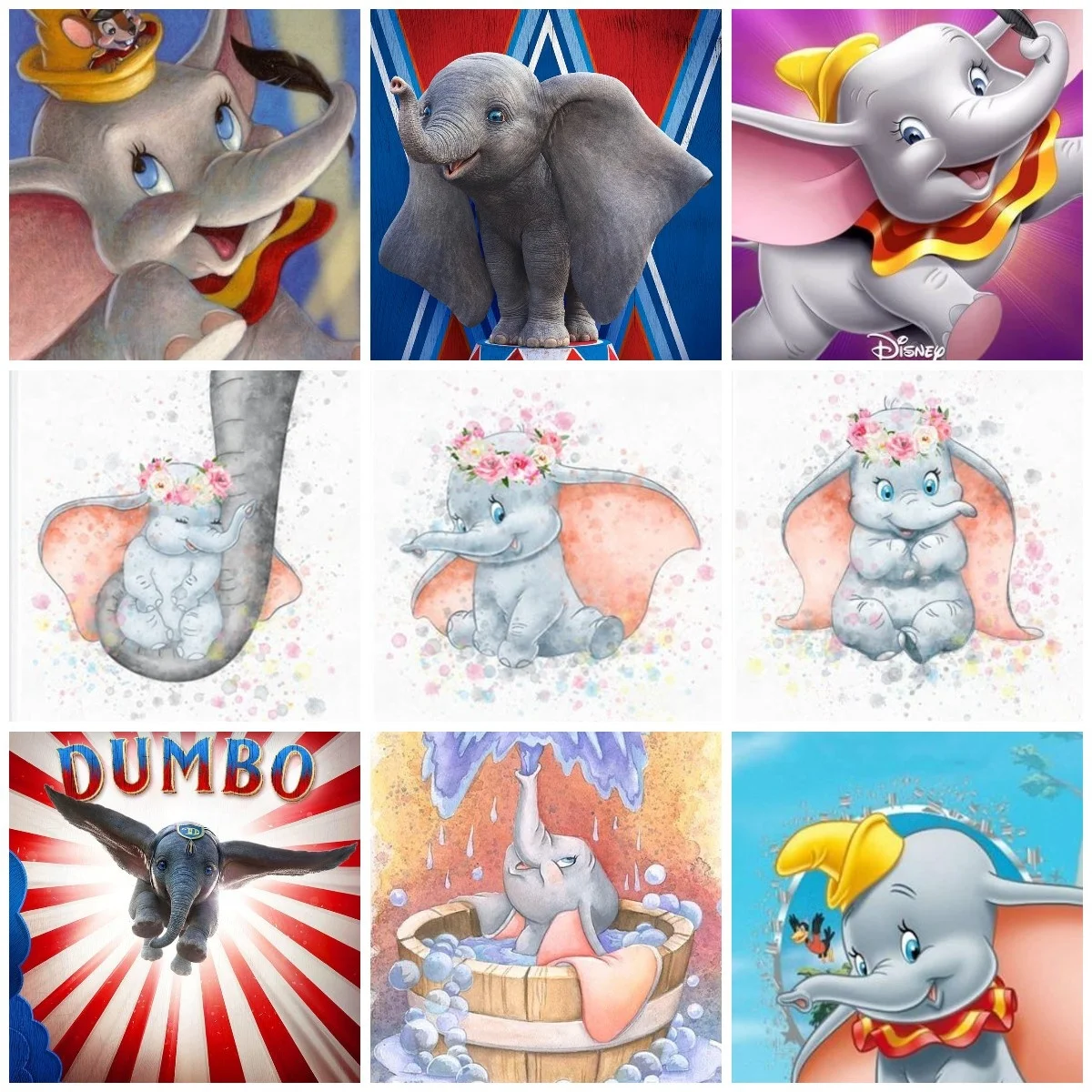 Disney 5D Diy Diamond Painting Dumbo Cartoon Hobby Art DIY Round Drill Embroidery Mosaic Home Decoration
Disney 5D Diy Diamond Painting Dumbo Cartoon Hobby Art DIY Round Drill Embroidery Mosaic Home Decoration