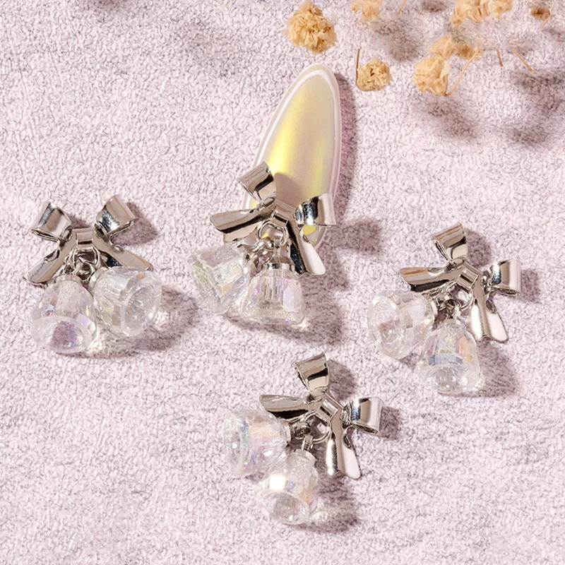 Nail Crystal Bell Bow Delicate Transparent Nail Accessories Pendant Nail Decor
Nail Crystal Bell Bow Delicate Transparent Nail Accessories Pendant Nail Decor