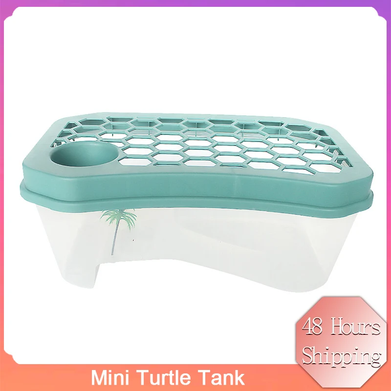 Mini Turtle Tank With Basking Platform 5 Area Design Translucent Tortoise Box Baby Turtle Tank Small Reptile Tortoise Habitat
Mini Turtle Tank With Basking Platform 5 Area Design Translucent Tortoise Box Baby Turtle Tank Small Reptile Tortoise Habitat
