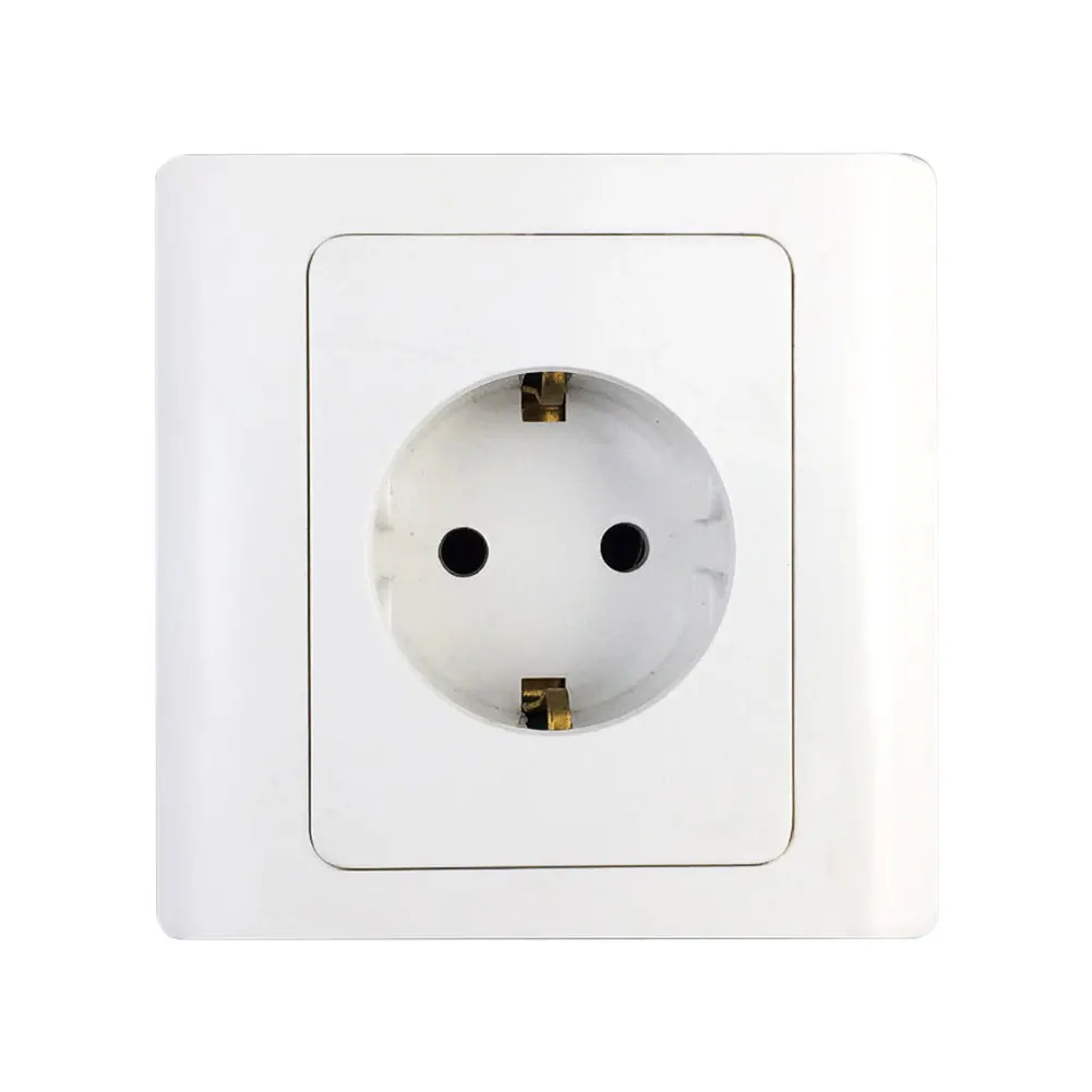 Bingoelec Power Socket,16A EU Standard Electrical Outlet 86mm*86mm White Crystal Glass Panel Wall Socket
Bingoelec Power Socket,16A EU Standard Electrical Outlet 86mm*86mm White Crystal Glass Panel Wall Socket